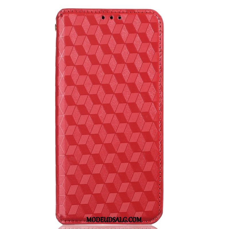 Cover Xiaomi 12 Lite Flip Cover 3d Tekstur