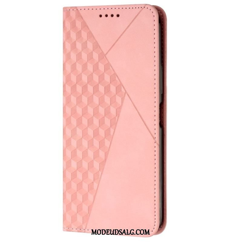 Cover Xiaomi 12 Lite Flip Cover Stil Læder 3d Mønster