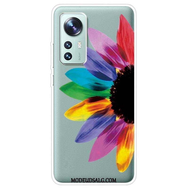 Cover Xiaomi 12 Pro Blomster Silikone