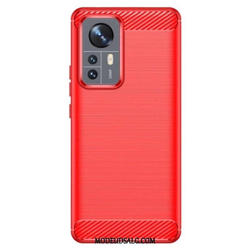 Cover Xiaomi 12 Pro Børstet Kulfiber