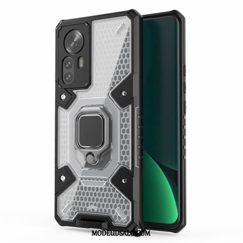 Cover Xiaomi 12 Pro Honeycomb Med Ring-støtte