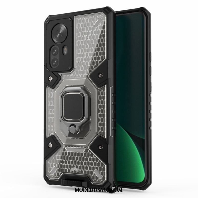 Cover Xiaomi 12 Pro Honeycomb Med Ring-støtte