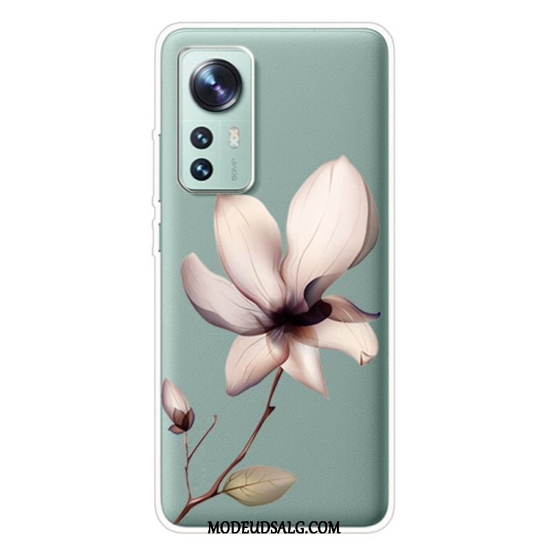 Cover Xiaomi 12 Pro Silikone Blomst