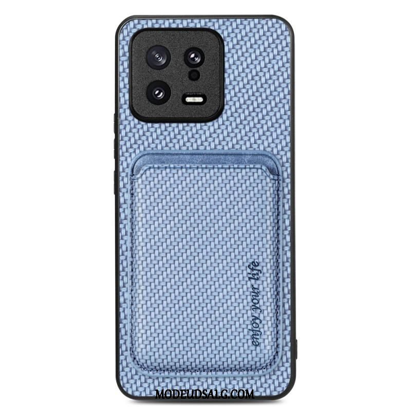 Cover Xiaomi 13 Carbon Fiber Aftagelig Kortholder