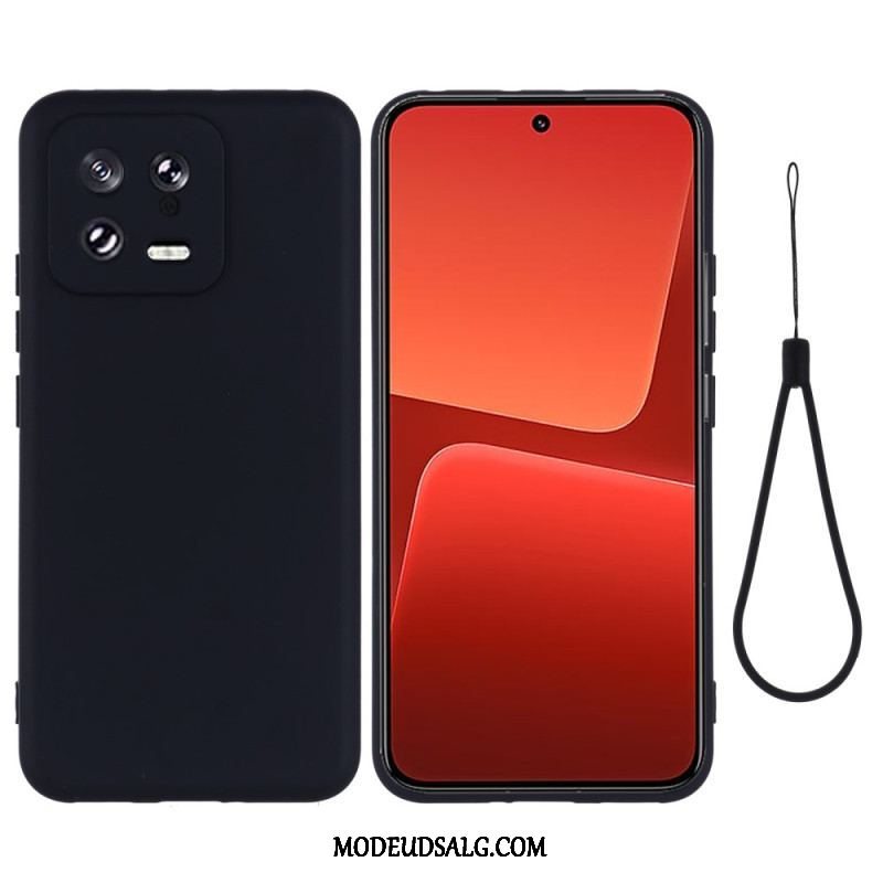 Cover Xiaomi 13 Flydende Silikone Med Snor