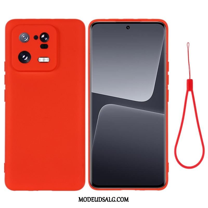 Cover Xiaomi 13 Pro Flydende Silikone Med Snor