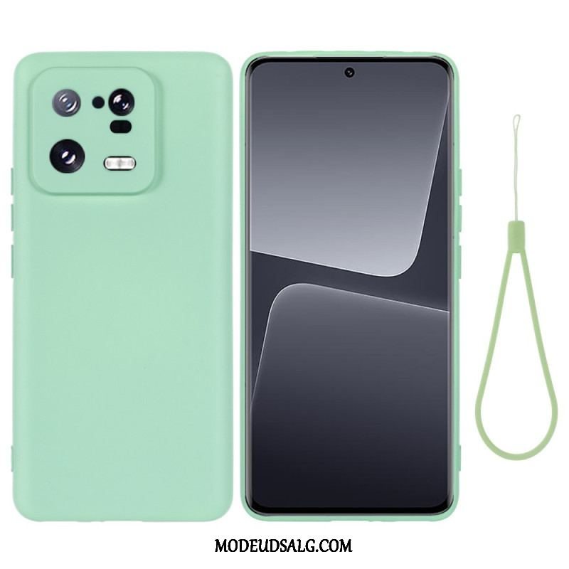 Cover Xiaomi 13 Pro Flydende Silikone Med Snor