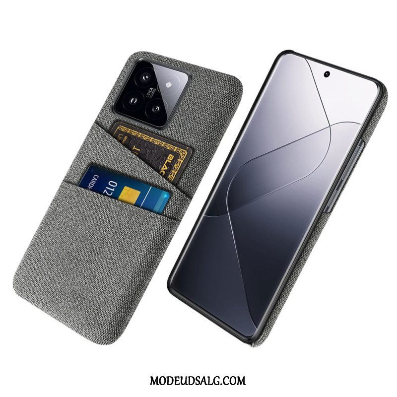 Cover Xiaomi 14 Pro Telefon Etui Stofkortholder