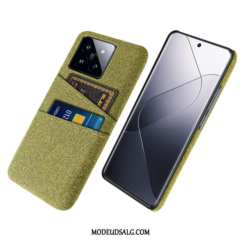 Cover Xiaomi 14 Pro Telefon Etui Stofkortholder