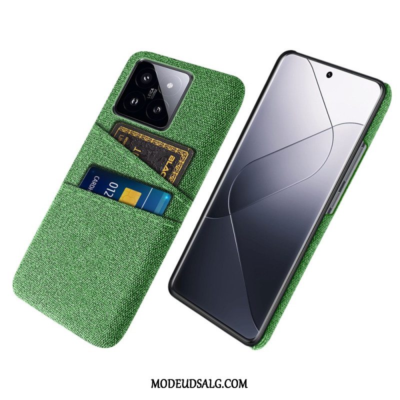 Cover Xiaomi 14 Pro Telefon Etui Stofkortholder