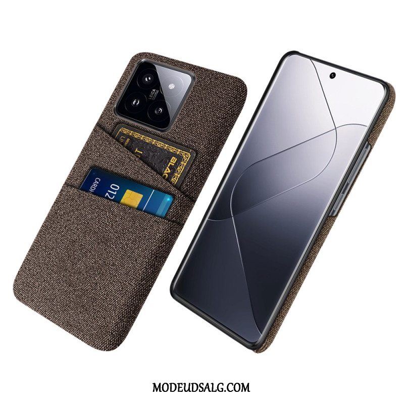 Cover Xiaomi 14 Pro Telefon Etui Stofkortholder