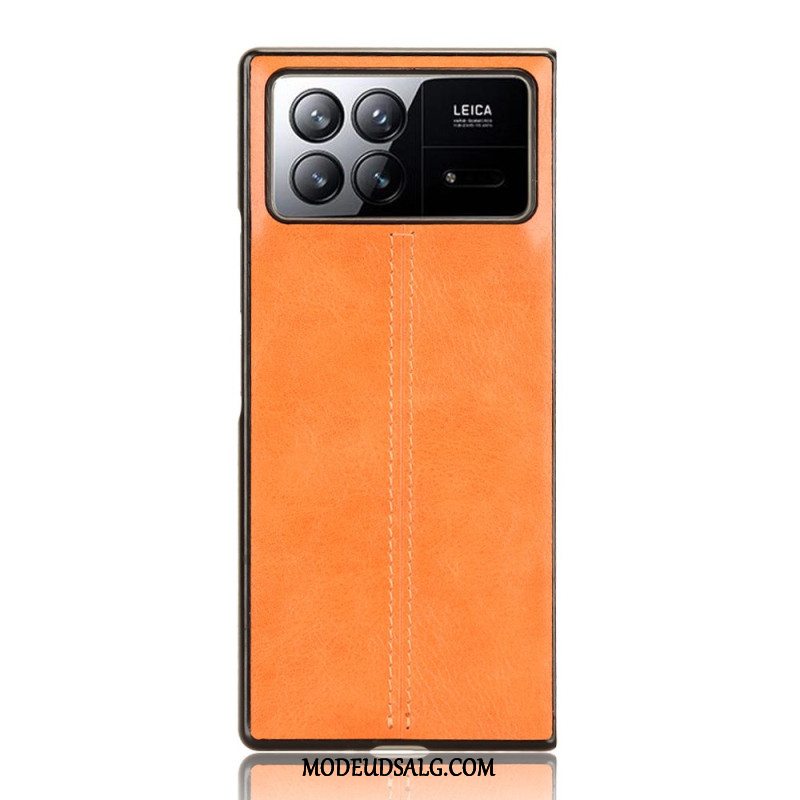 Cover Xiaomi Mix Fold 3 Retro Lædereffekt