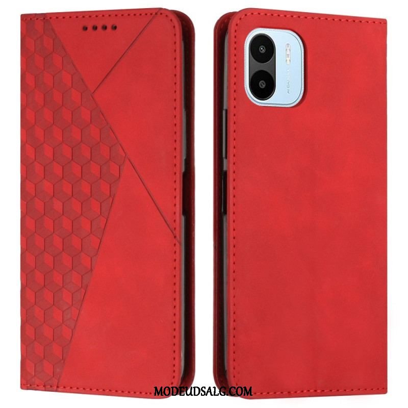 Cover Xiaomi Redmi A1 Flip Cover Cubic Style Skin-touch