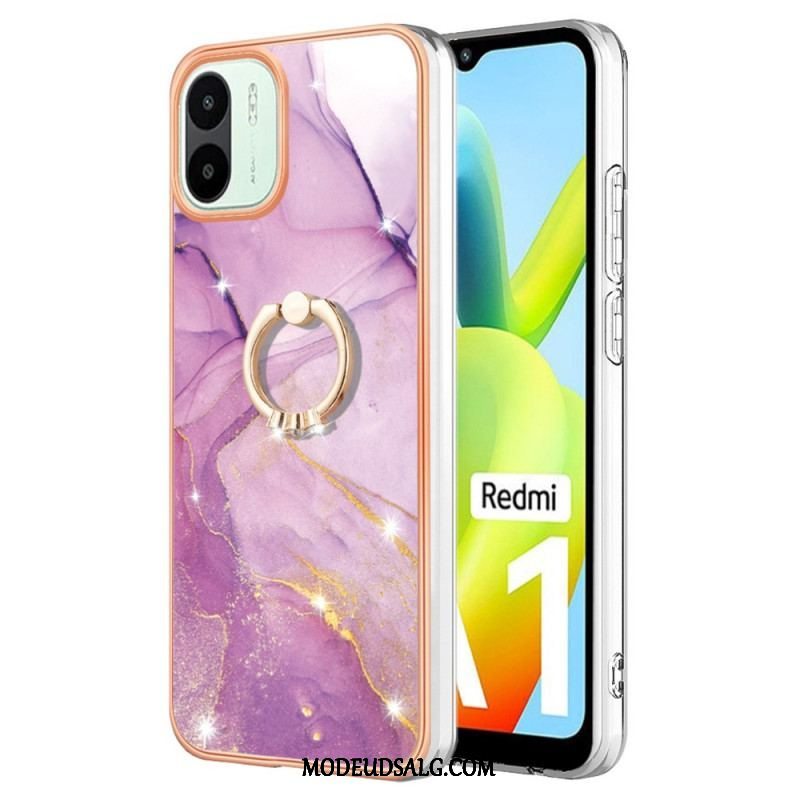 Cover Xiaomi Redmi A1 Marmor Med Ringstøtte