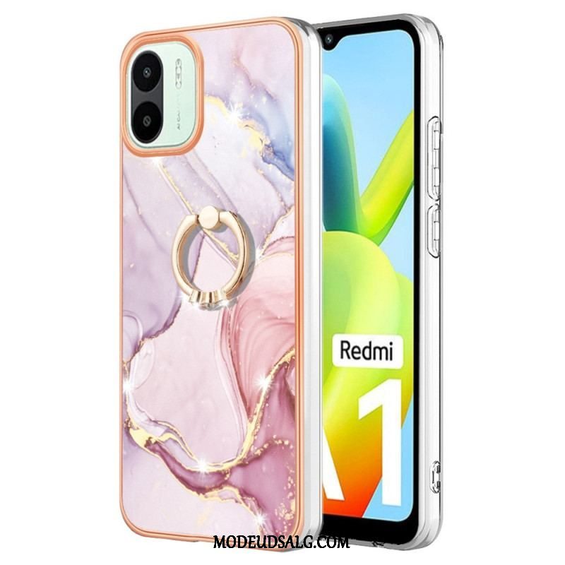 Cover Xiaomi Redmi A1 Marmor Med Ringstøtte