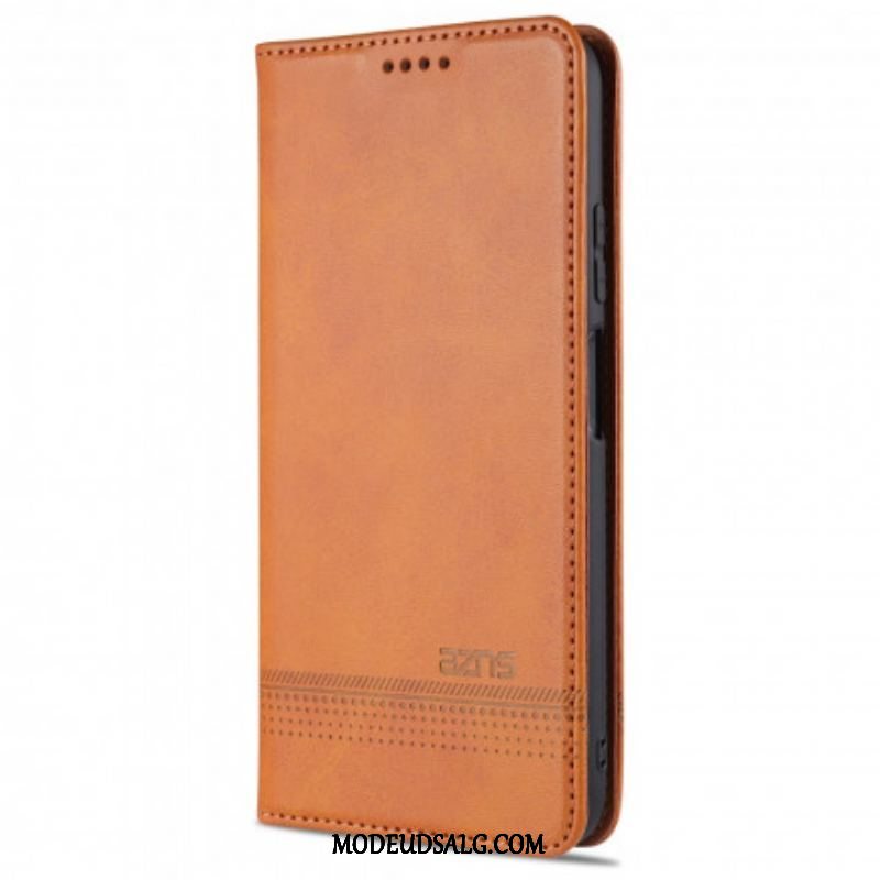 Cover Xiaomi Redmi Note 10 / 10S Flip Cover Azns Læderstyling