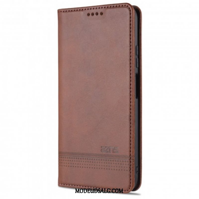 Cover Xiaomi Redmi Note 10 / 10S Flip Cover Azns Læderstyling