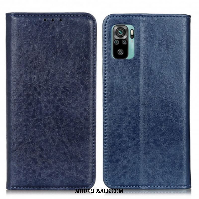 Cover Xiaomi Redmi Note 10 / 10S Flip Cover Tekstureret Lædereffekt