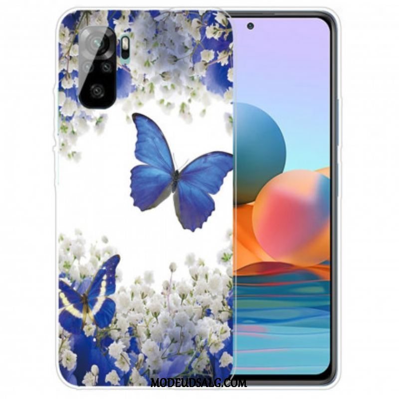 Cover Xiaomi Redmi Note 10 / 10S Flugt Af Sommerfugle