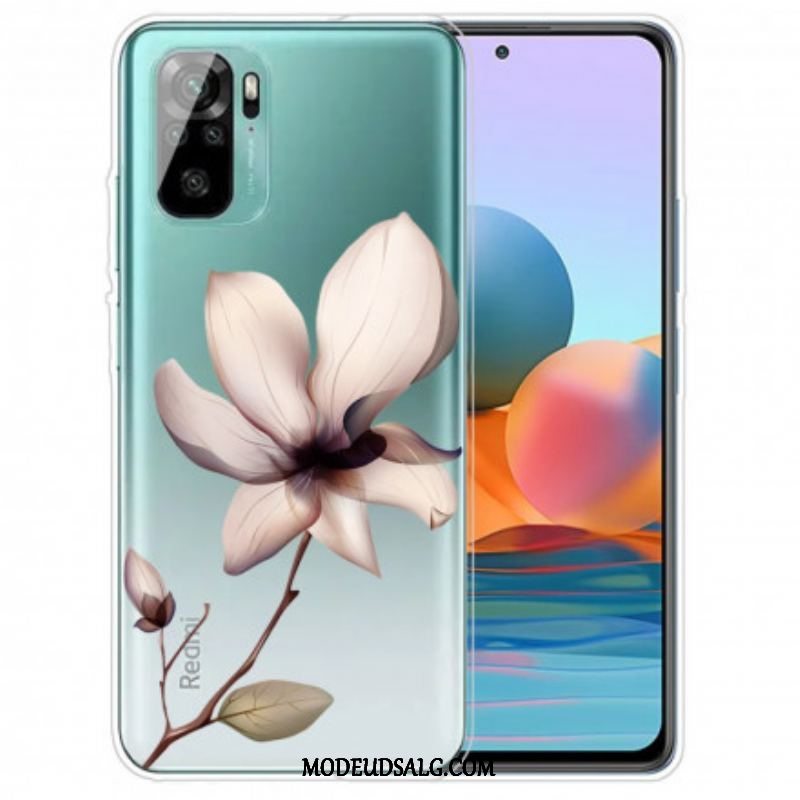 Cover Xiaomi Redmi Note 10 / 10S Gennemsigtig En Blomst