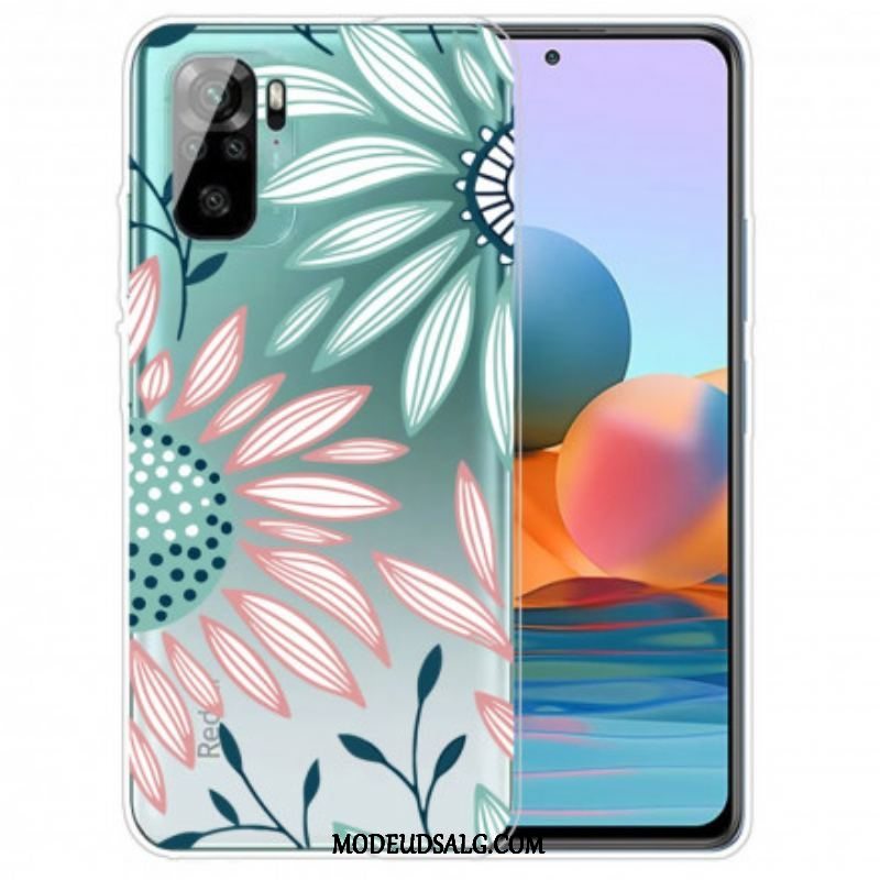 Cover Xiaomi Redmi Note 10 / 10S Gennemsigtig En Blomst