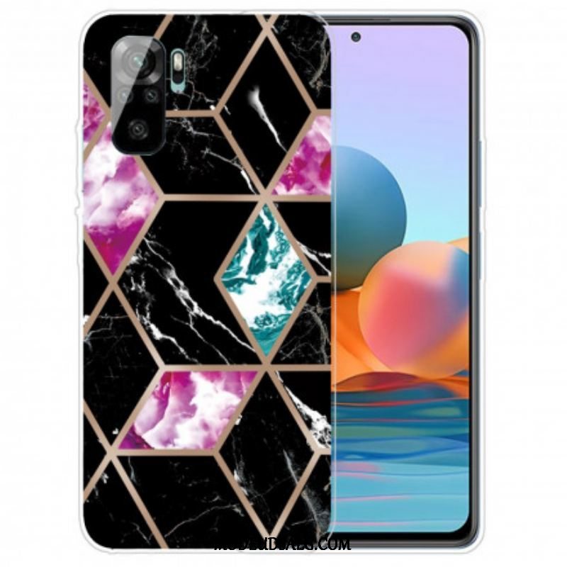 Cover Xiaomi Redmi Note 10 / 10S Intens Geometri Marmor