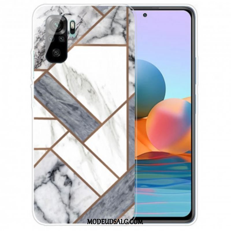 Cover Xiaomi Redmi Note 10 / 10S Intens Geometri Marmor