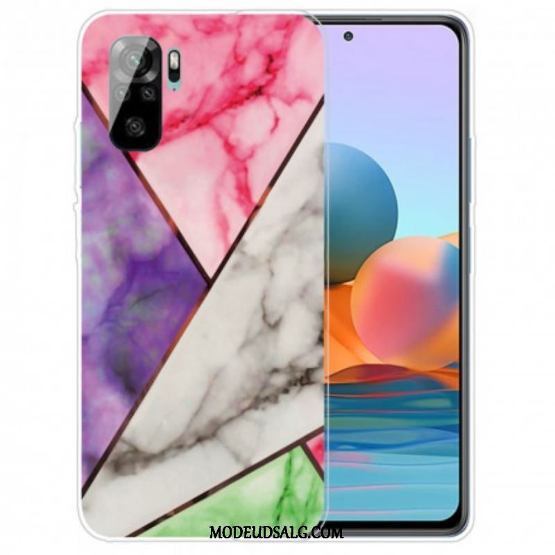 Cover Xiaomi Redmi Note 10 / 10S Intens Geometri Marmor