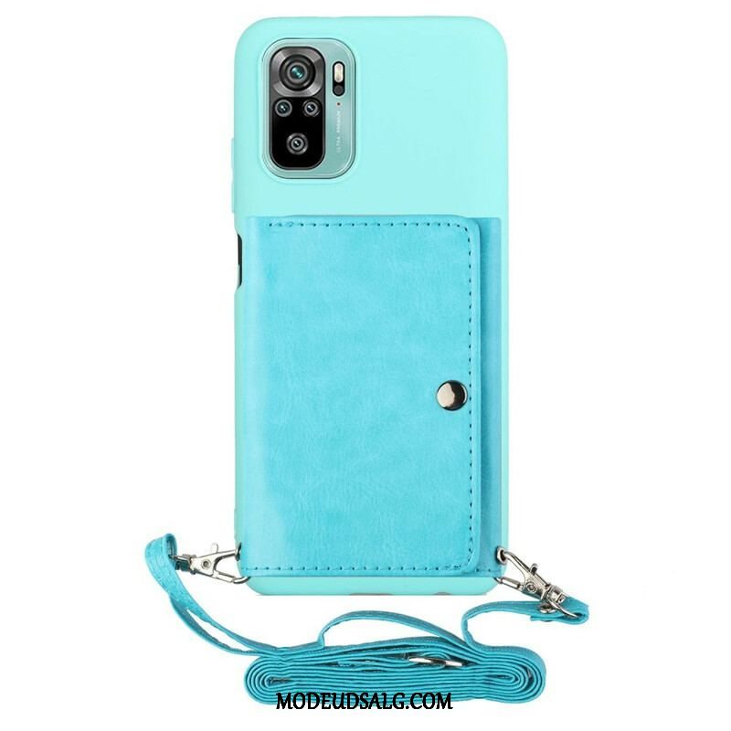 Cover Xiaomi Redmi Note 10 / 10S Kortholder Til Skulderrem