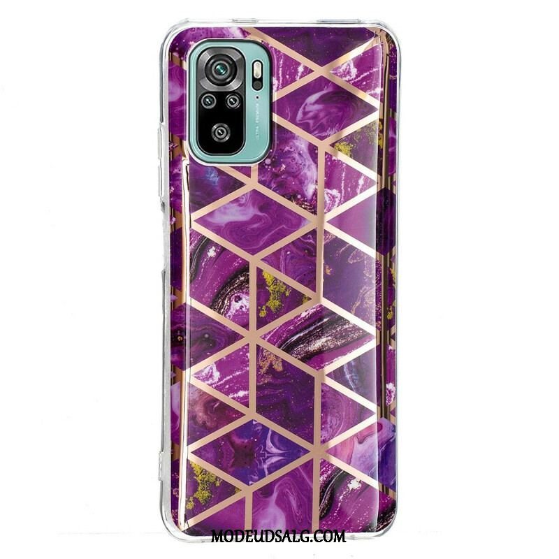 Cover Xiaomi Redmi Note 10 / 10S Marmor Geometri