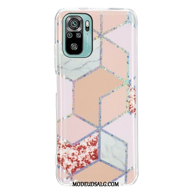 Cover Xiaomi Redmi Note 10 / 10S Marmor Geometri