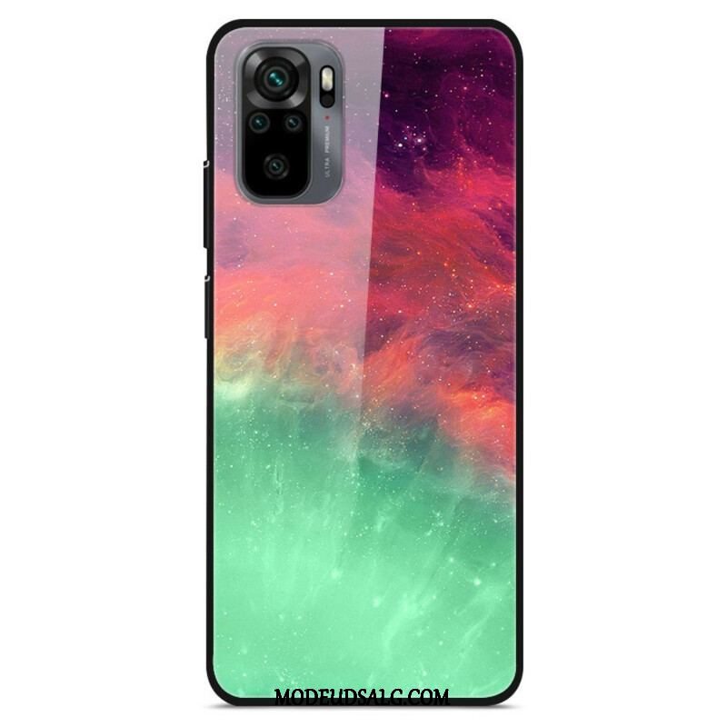 Cover Xiaomi Redmi Note 10 / 10S Premium Farver Hærdet Glas