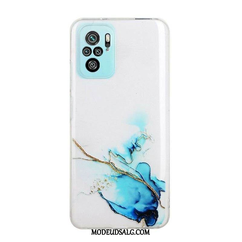 Cover Xiaomi Redmi Note 10 / 10S Silikone Marmor Effekt