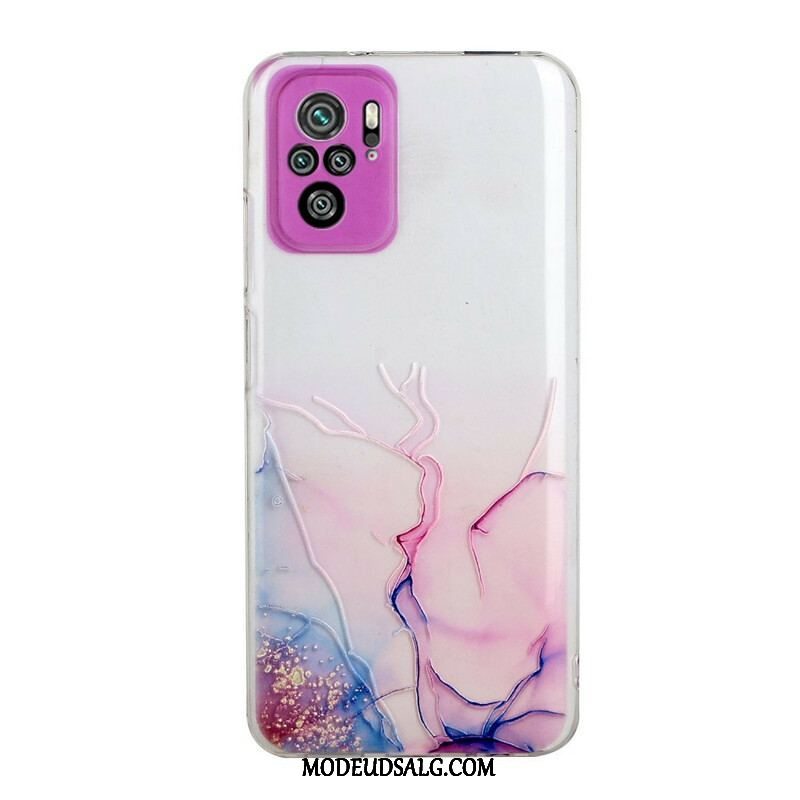 Cover Xiaomi Redmi Note 10 / 10S Silikone Marmor Effekt