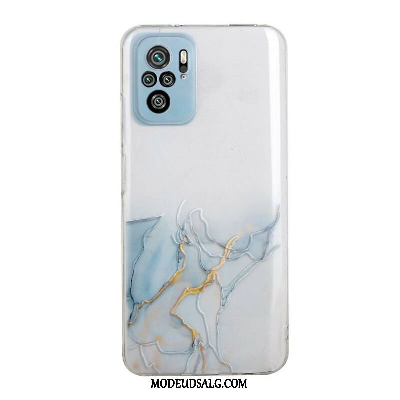 Cover Xiaomi Redmi Note 10 / 10S Silikone Marmor Effekt