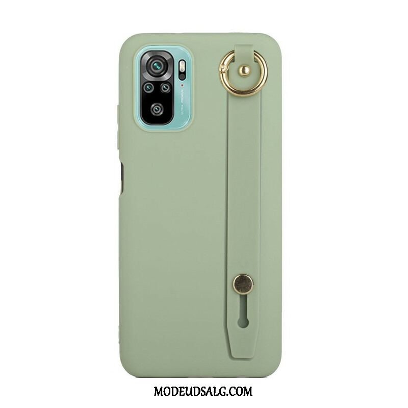 Cover Xiaomi Redmi Note 10 / 10S Silikone Med Støttestrop