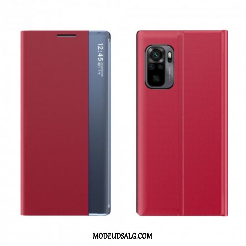 Cover Xiaomi Redmi Note 10 / 10S Tekstureret Kunstlæder