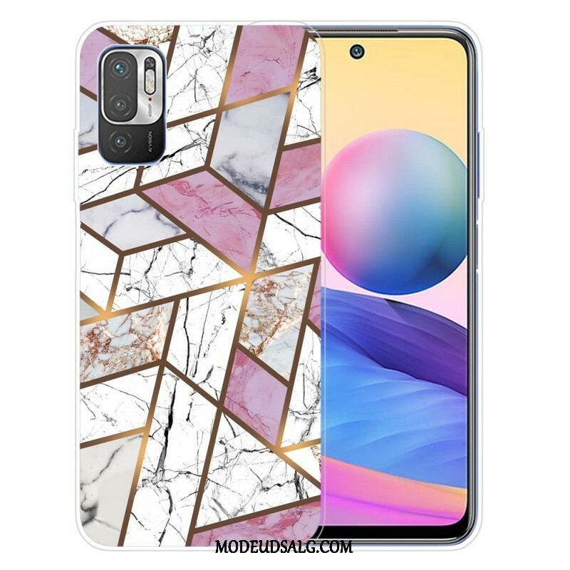 Cover Xiaomi Redmi Note 10 5G Geometrisk Marmor