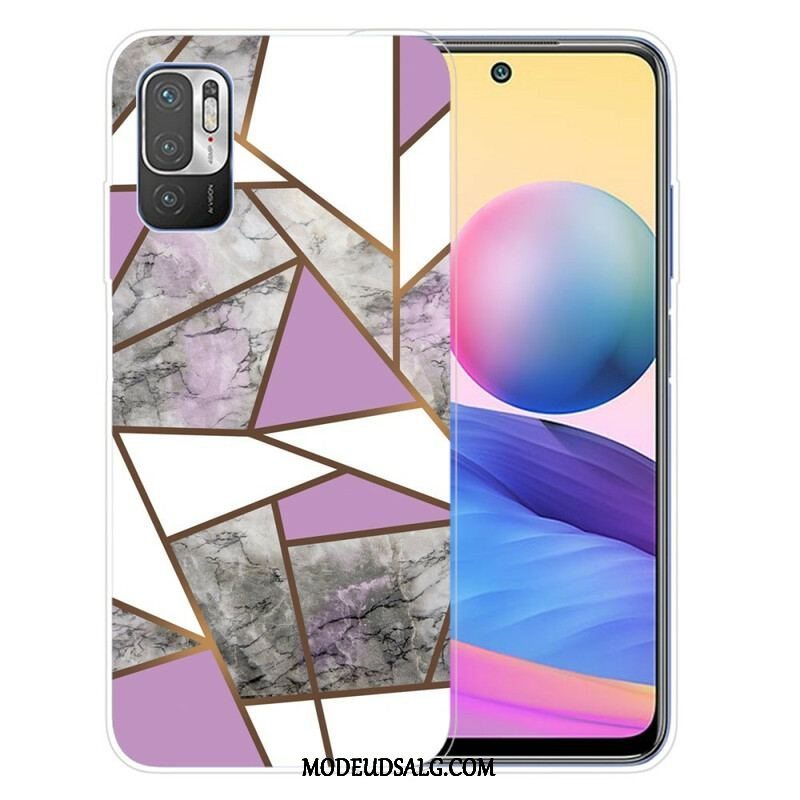 Cover Xiaomi Redmi Note 10 5G Geometrisk Marmor