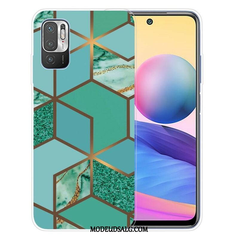 Cover Xiaomi Redmi Note 10 5G Geometrisk Marmor