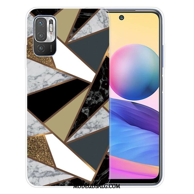 Cover Xiaomi Redmi Note 10 5G Geometrisk Marmor