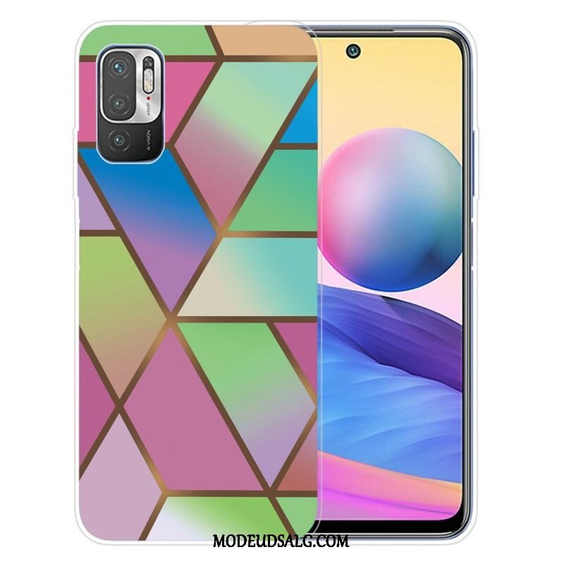 Cover Xiaomi Redmi Note 10 5G Geometrisk Marmor