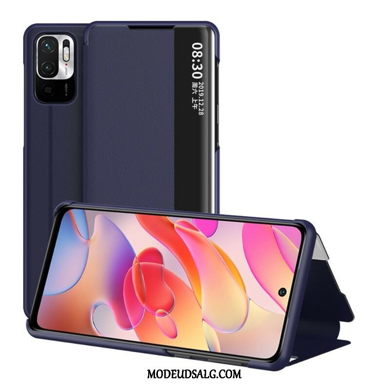 Cover Xiaomi Redmi Note 10 5G Tekstureret Lædereffekt