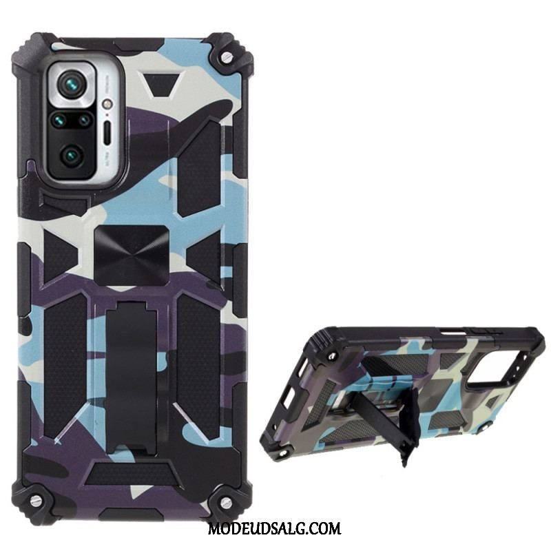 Cover Xiaomi Redmi Note 10 Pro Camouflage Aftagelig Støtte