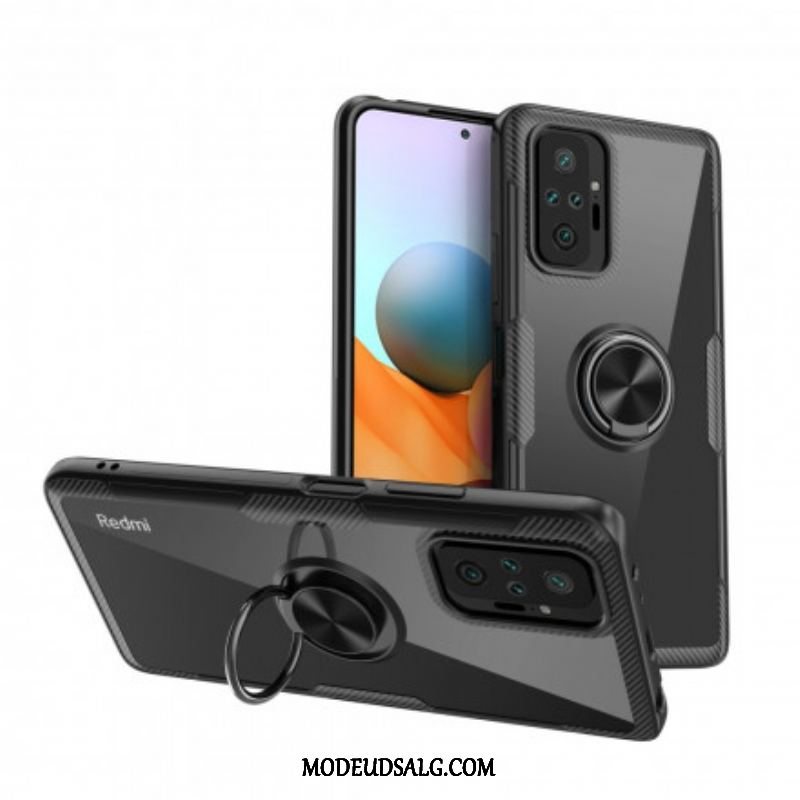 Cover Xiaomi Redmi Note 10 Pro Carbon Fiber Metal Ring