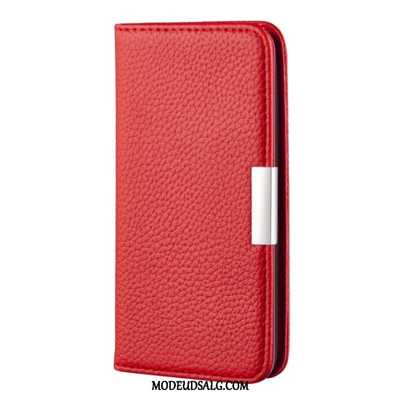 Cover Xiaomi Redmi Note 10 Pro Flip Cover Imiteret Læder Litchi Ultra Chic