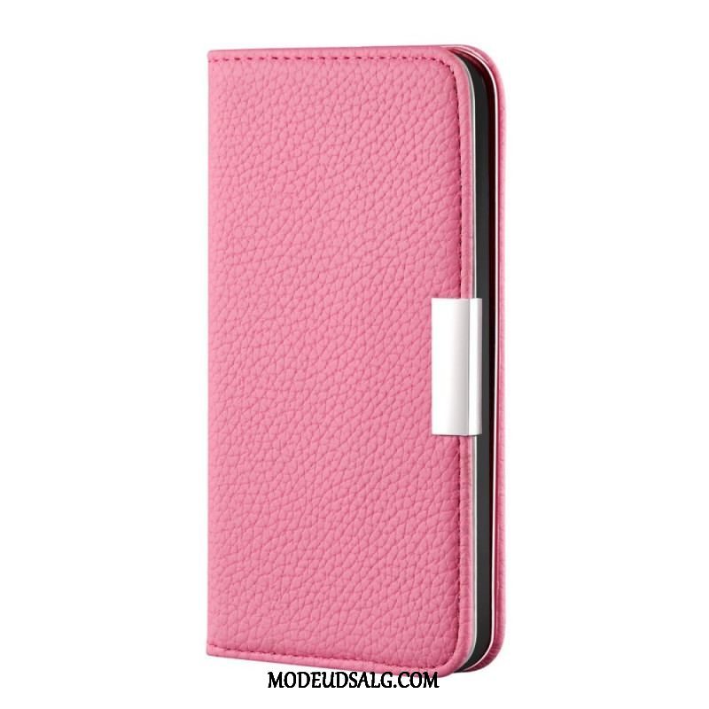 Cover Xiaomi Redmi Note 10 Pro Flip Cover Imiteret Læder Litchi Ultra Chic