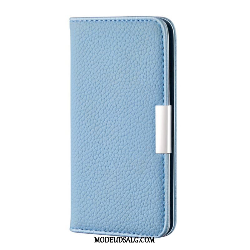 Cover Xiaomi Redmi Note 10 Pro Flip Cover Imiteret Læder Litchi Ultra Chic