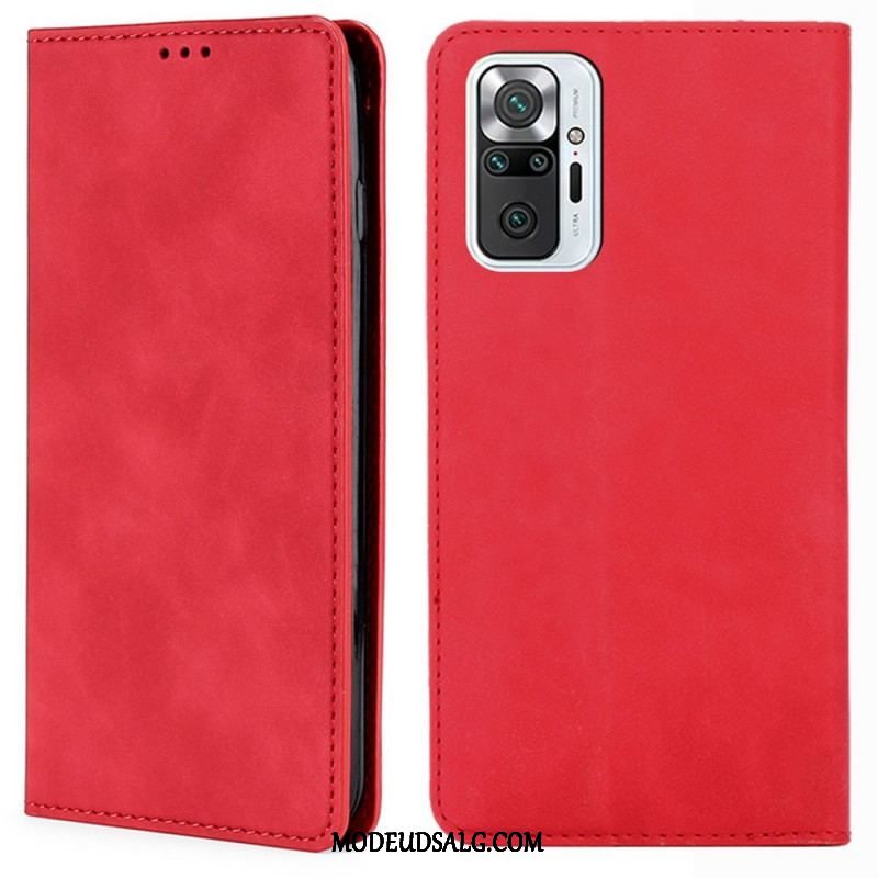 Cover Xiaomi Redmi Note 10 Pro Flip Cover Klassisk Skin-touch