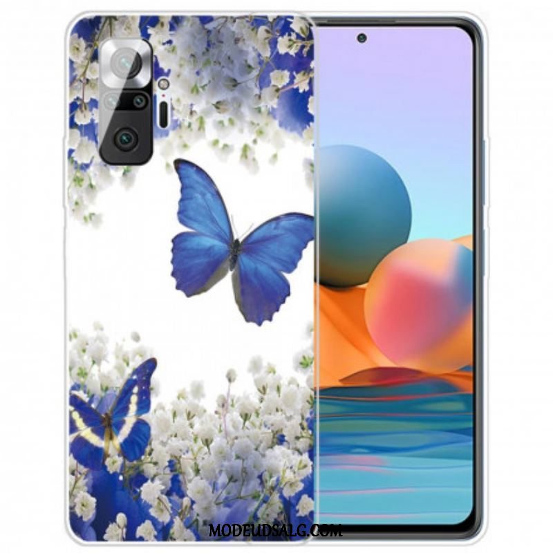 Cover Xiaomi Redmi Note 10 Pro Flugt Af Sommerfugle